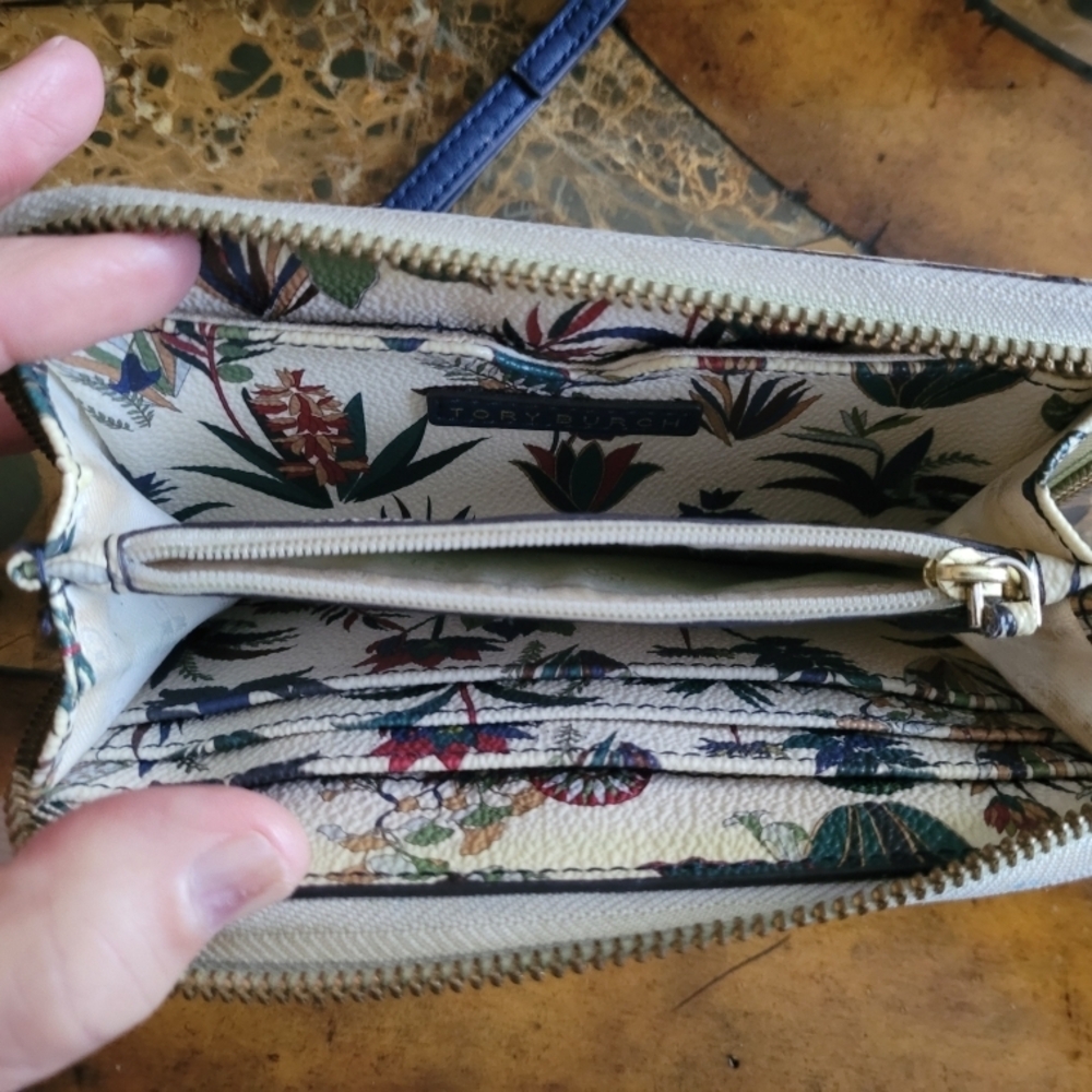 Tory Burch Multicolor Floral Clutch - Picture 6 of 6